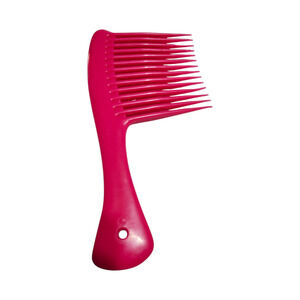 Vtg. Jumbo Detangling Rake Handle Comb Pink 
8'5'